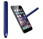 Puntero Lapiz Pen Stylus Metalico iPhone 4 5 6 Galaxy S3 S4 S5 Azul